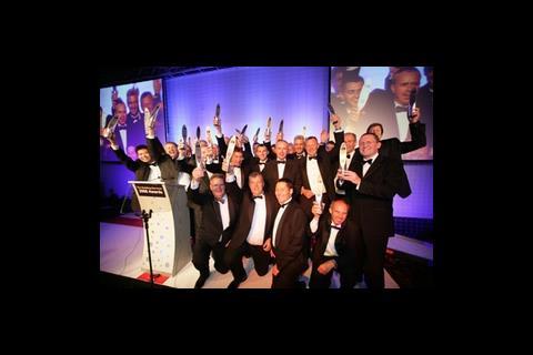The winners on the night. 